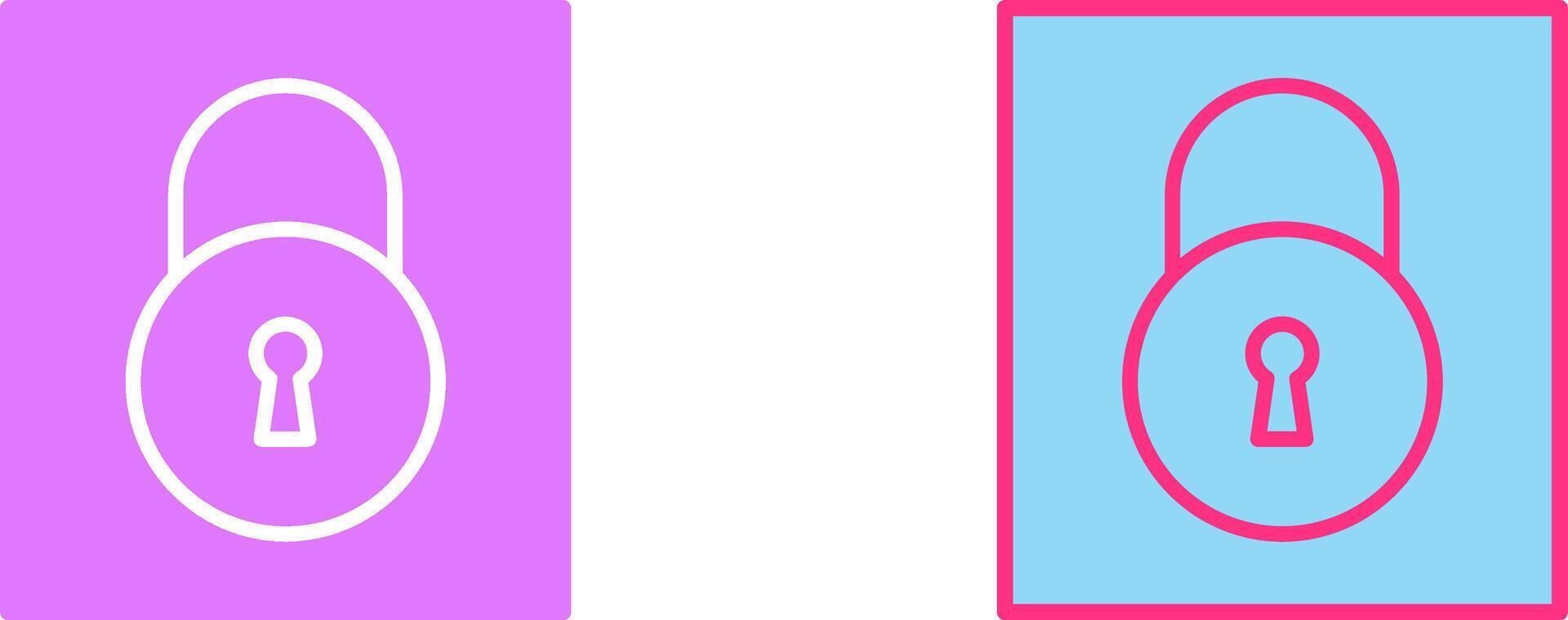 Lock Icon Design vector