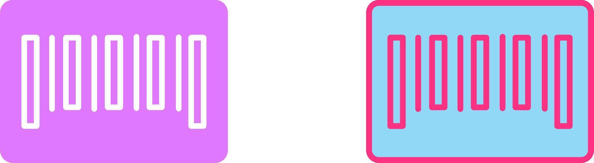 Barcode Icon Design vector