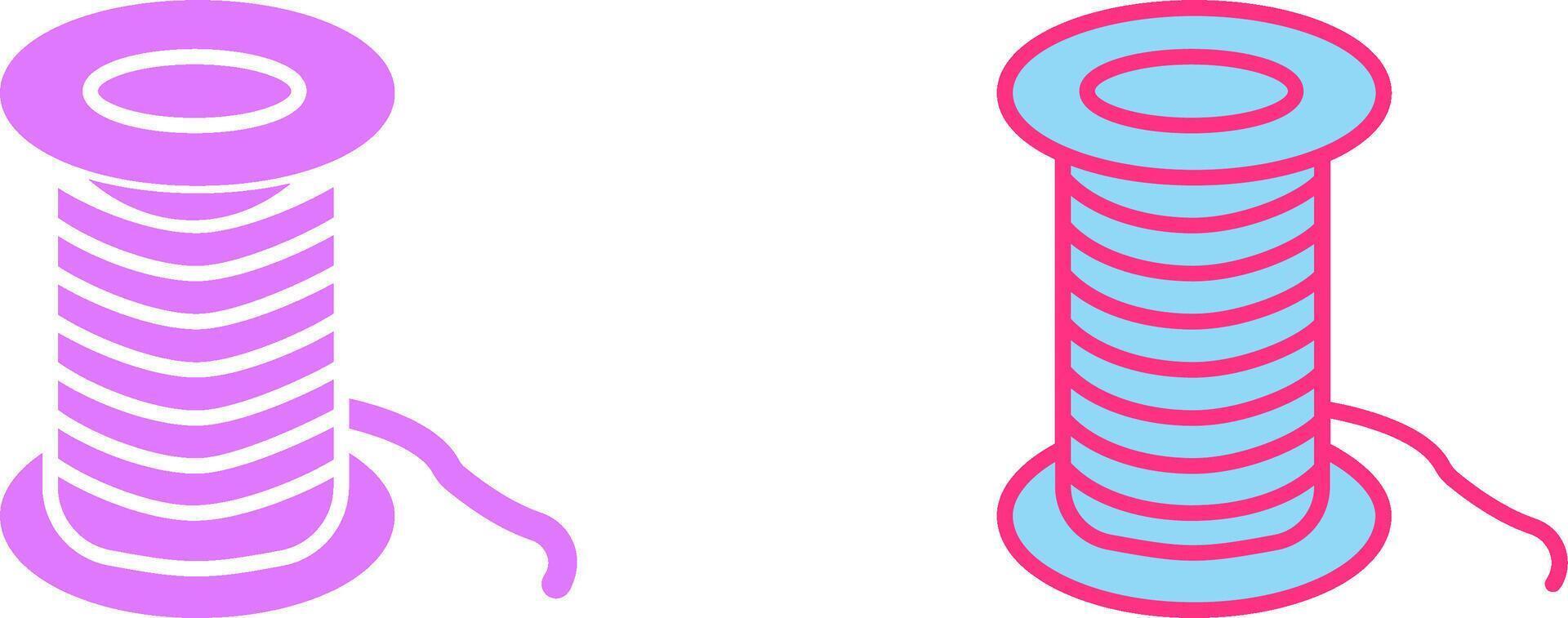 Thread Icon Design vector