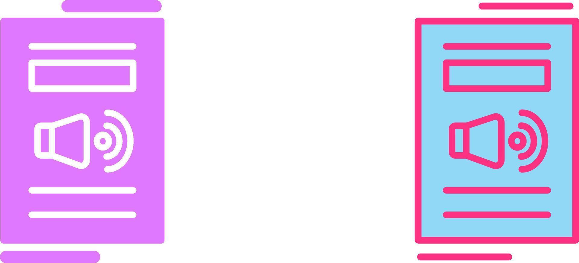 Speaker Icon Design vector