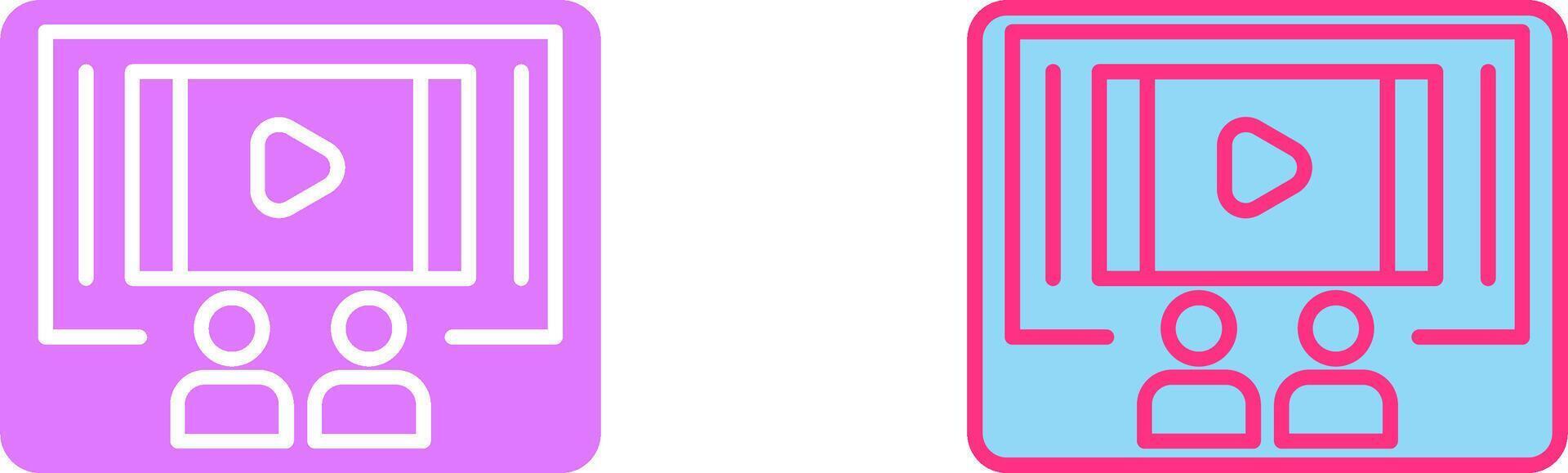 Auditorium Icon Design vector