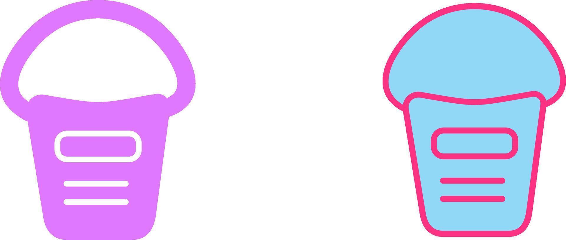 Bucket Icon Design vector