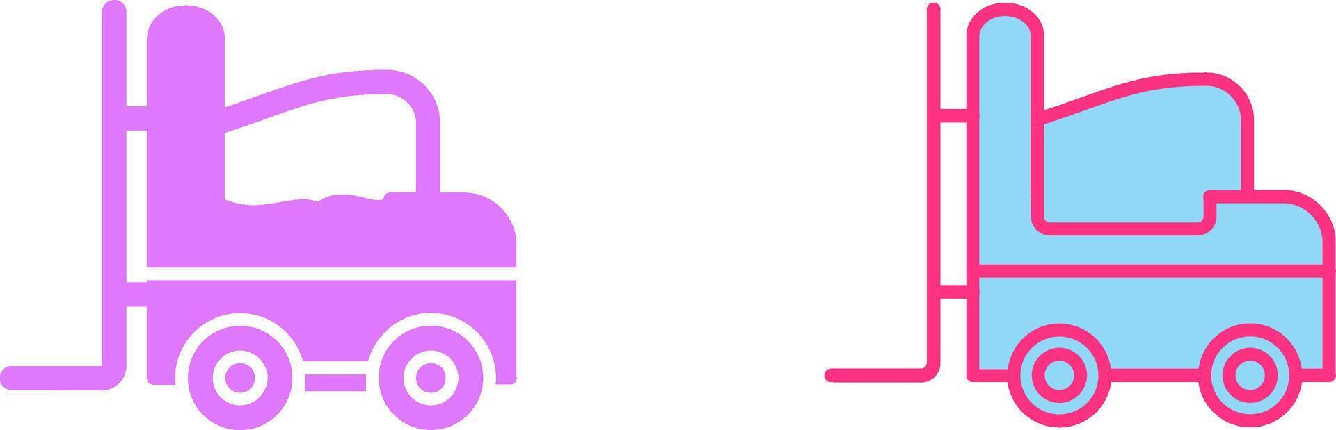 Forklift Icon Design vector