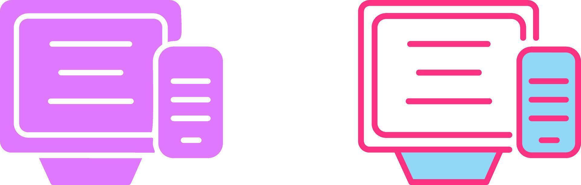 Device Icon Design vector