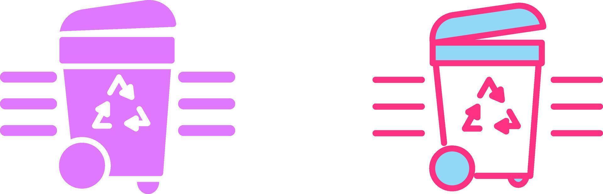 Garbage Icon Design vector