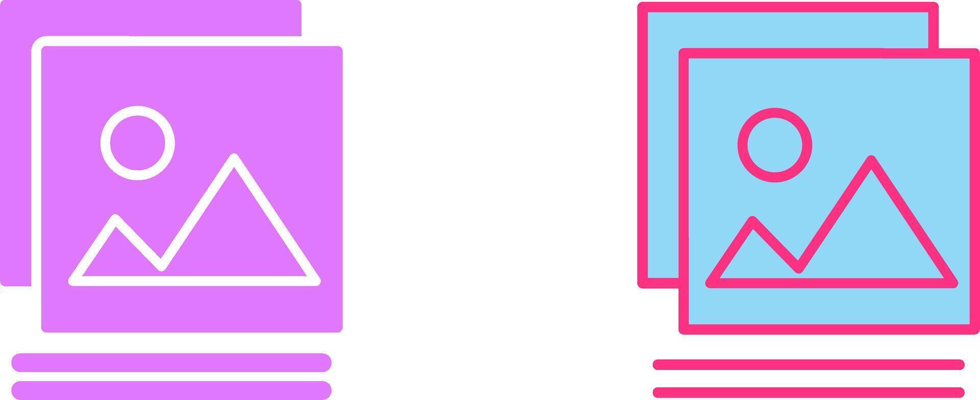Gallery Icon Design vector
