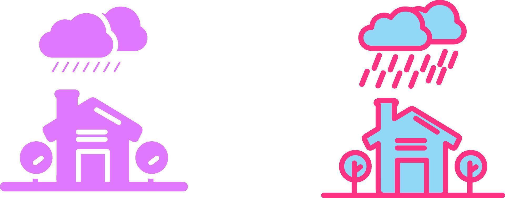 Rain Icon Design vector