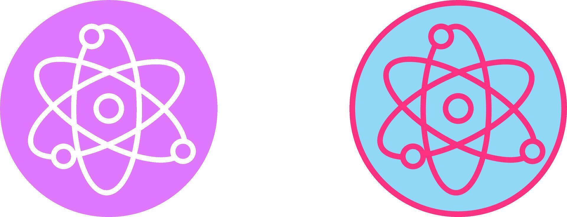 Atom Icon Design vector