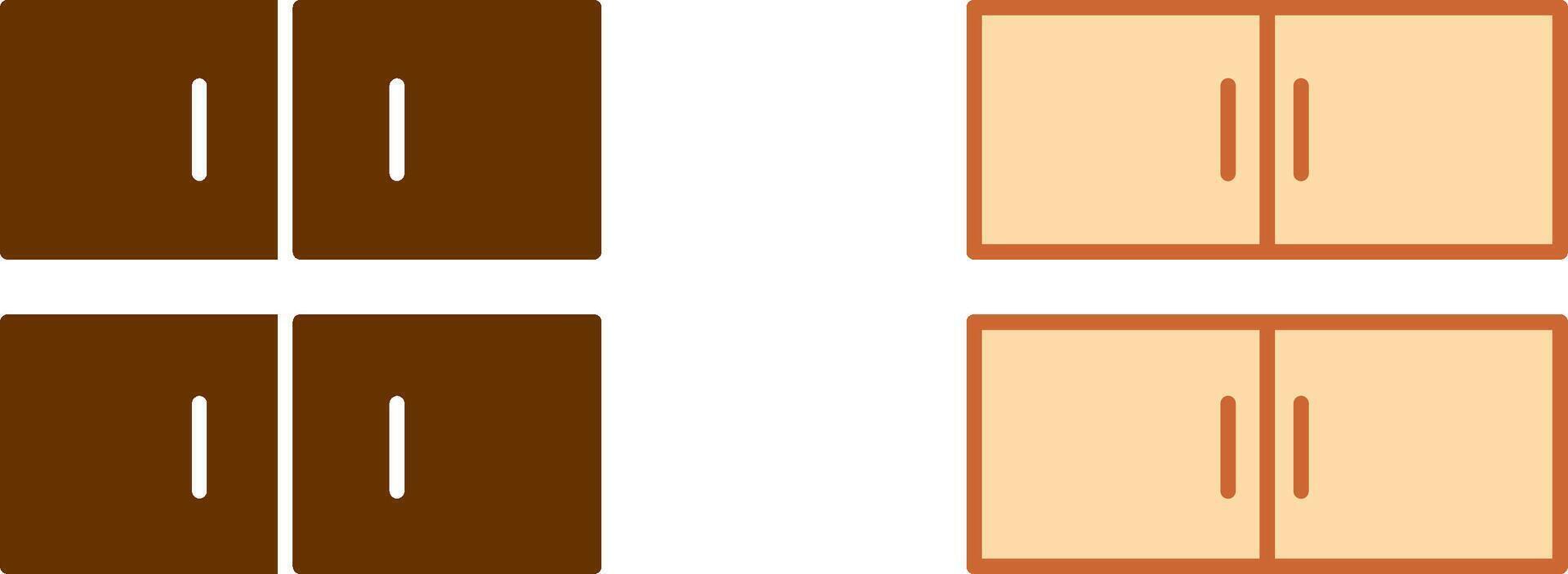 Cabinet Icon Design vector