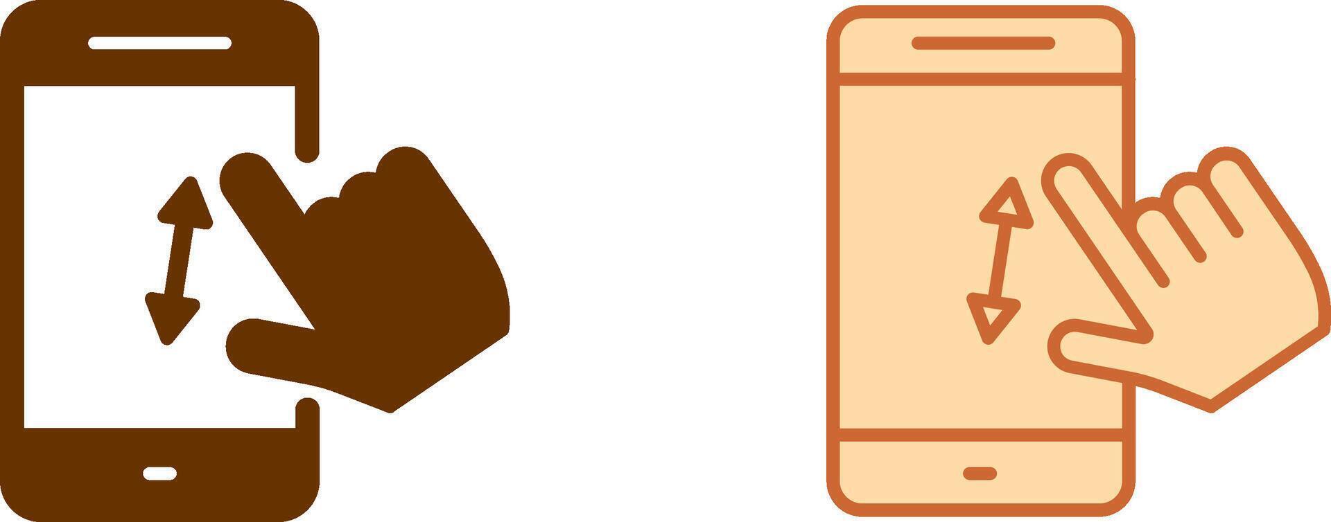 Swipe Icon Design vector