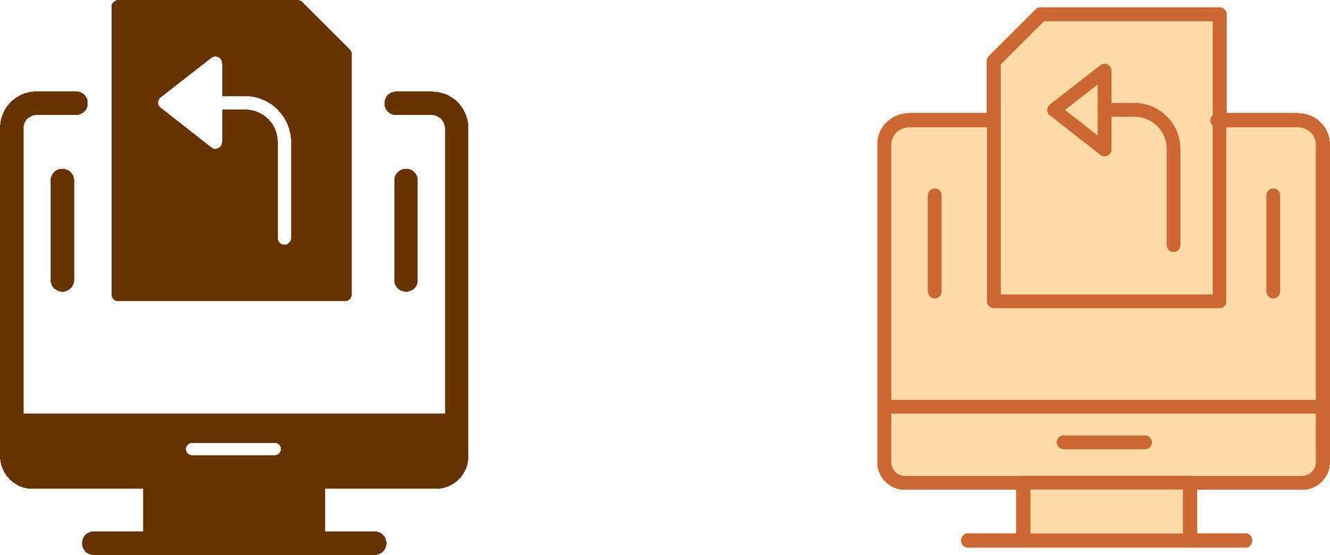 Left Icon Design vector