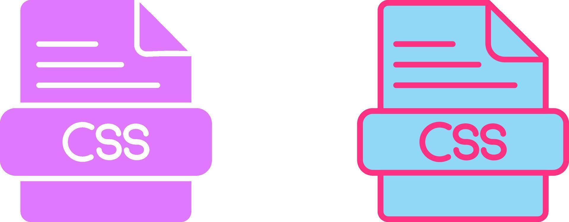 CSS Icon Design vector