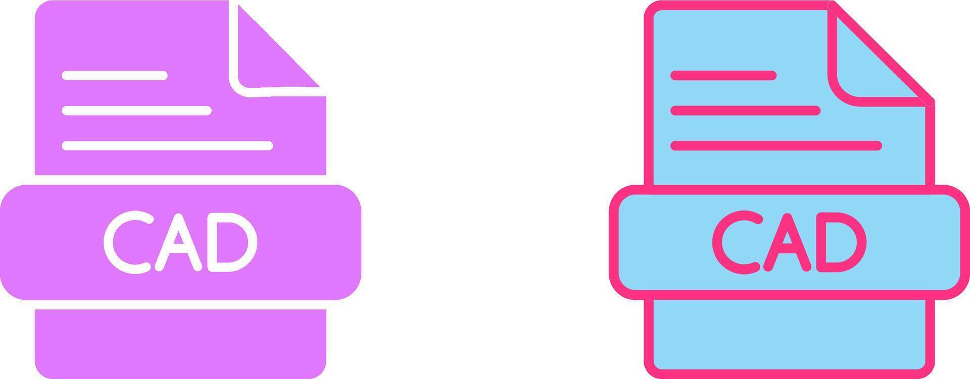 CAD Icon Design vector