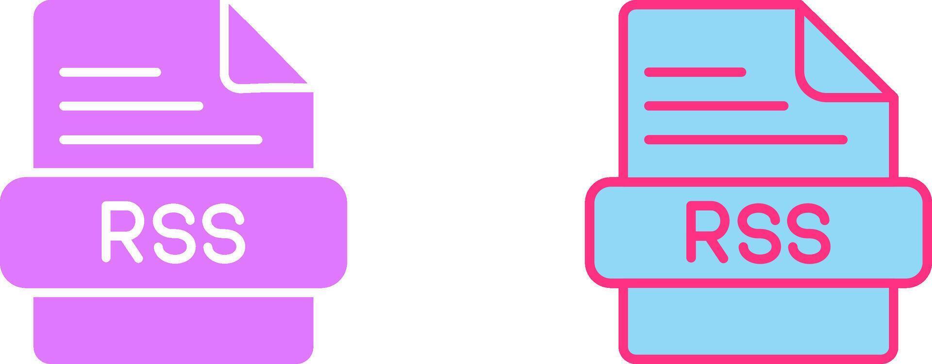 RSS Icon Design vector