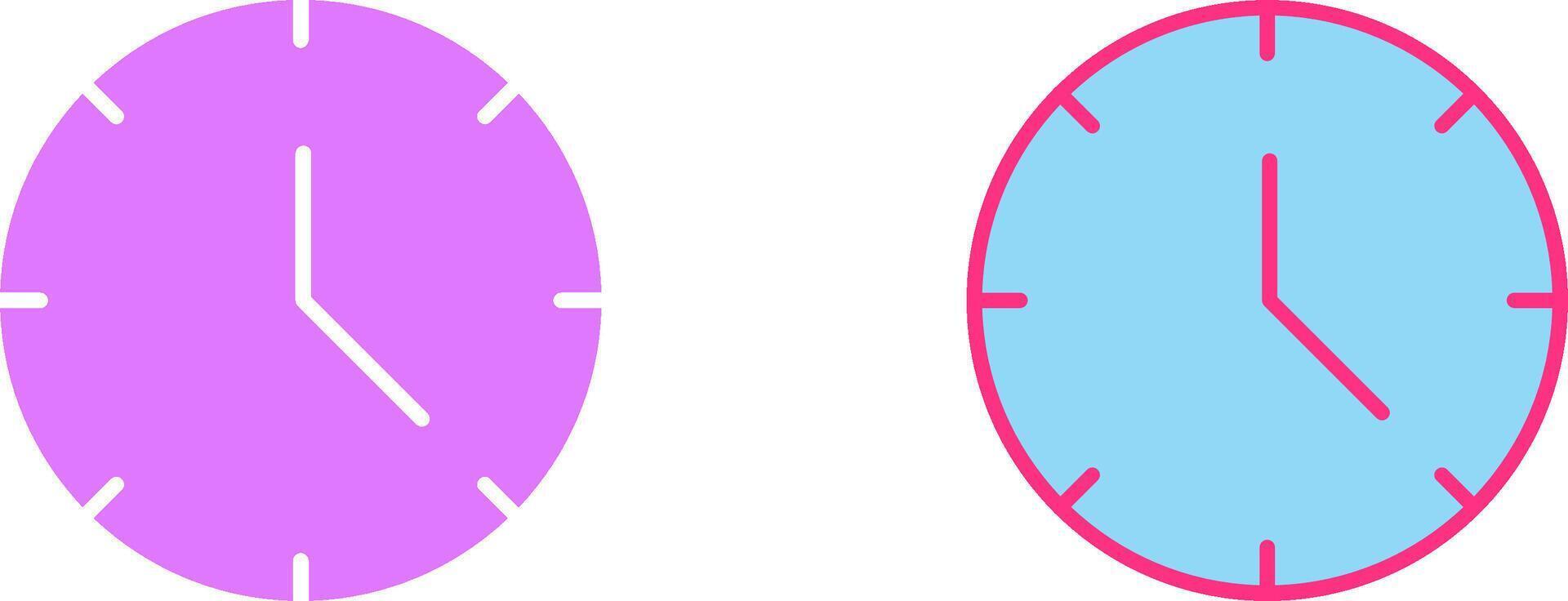 diseño de icono de reloj vector