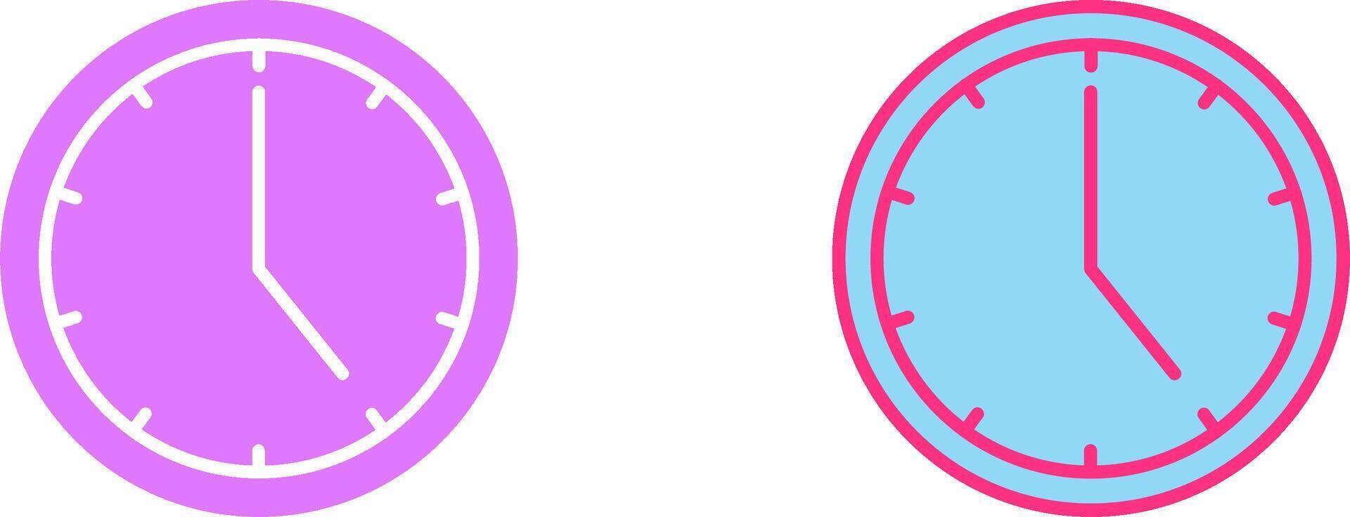 Clock Icon Design vector