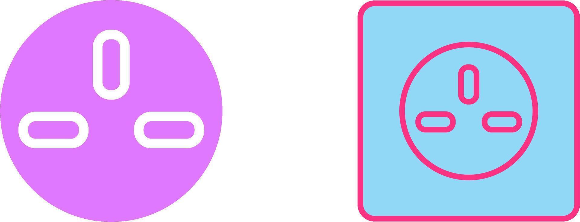 Socket Icon Design vector