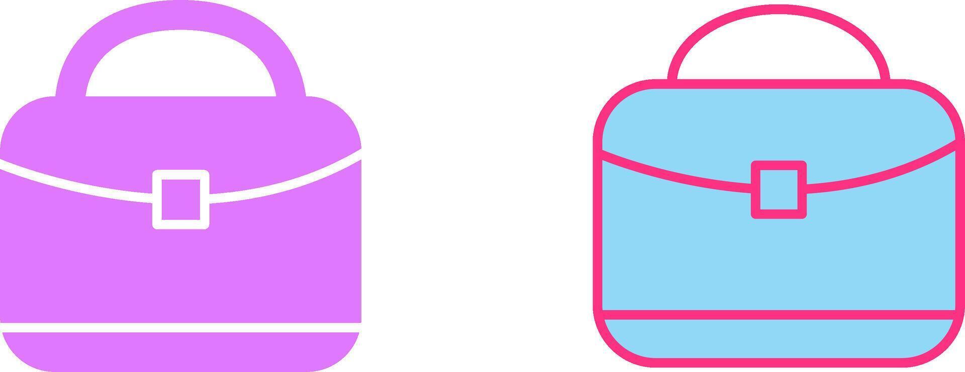 Handbag Icon Design vector