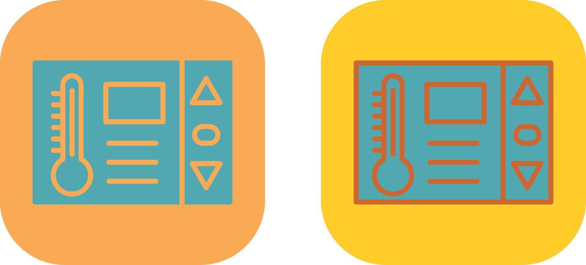 diseño de icono de termostato vector