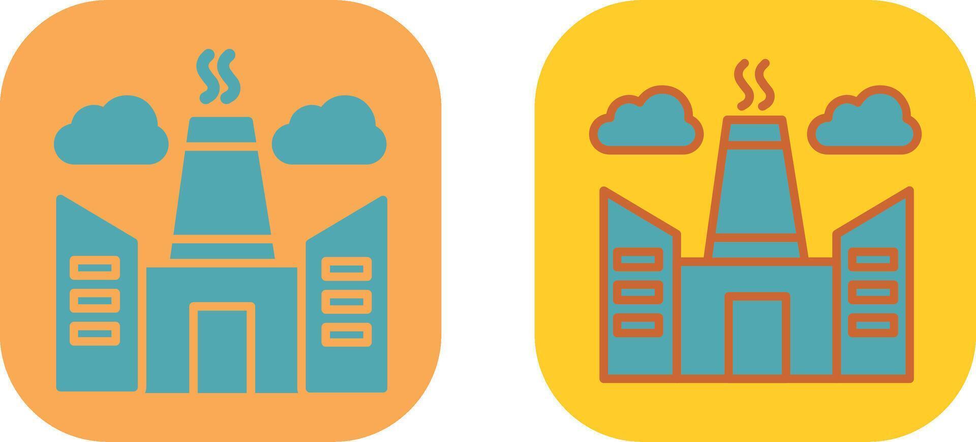 Factory Icon Design vector