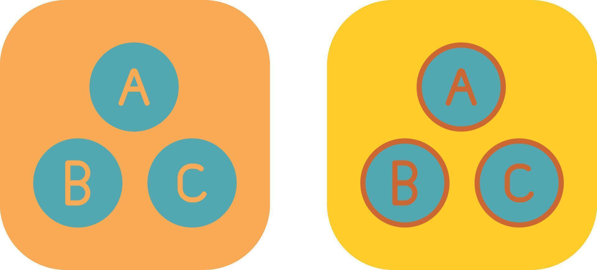 Alphabet Icon Design vector