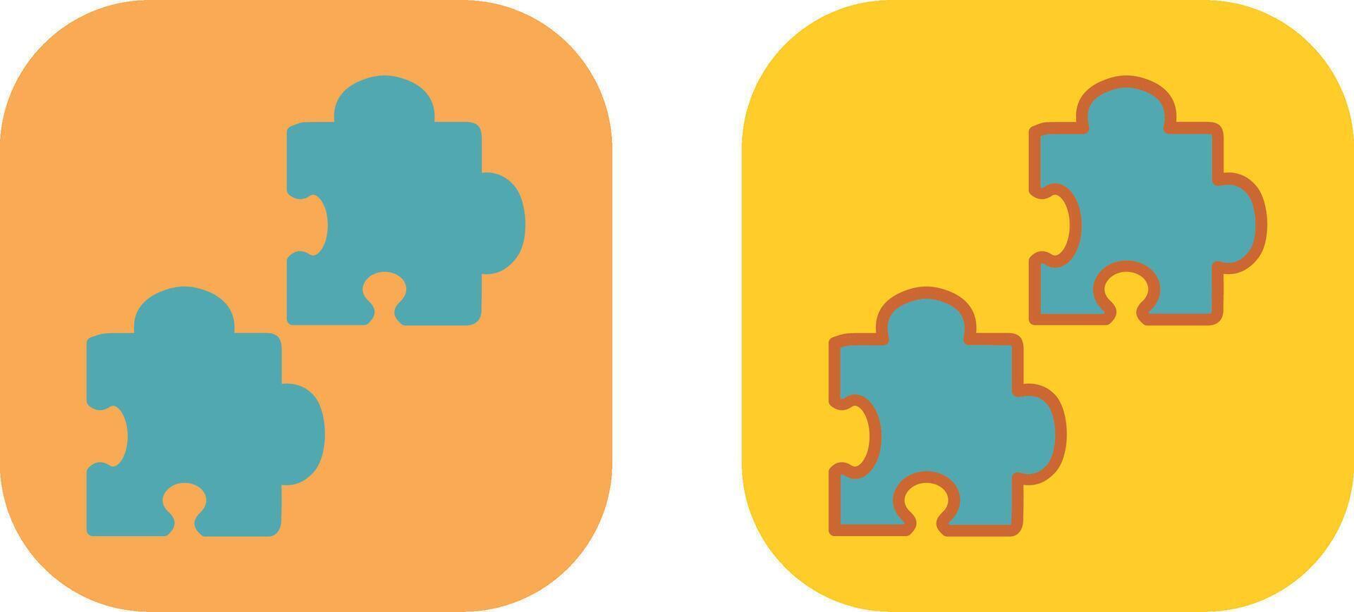 Puzzle Icon Design vector