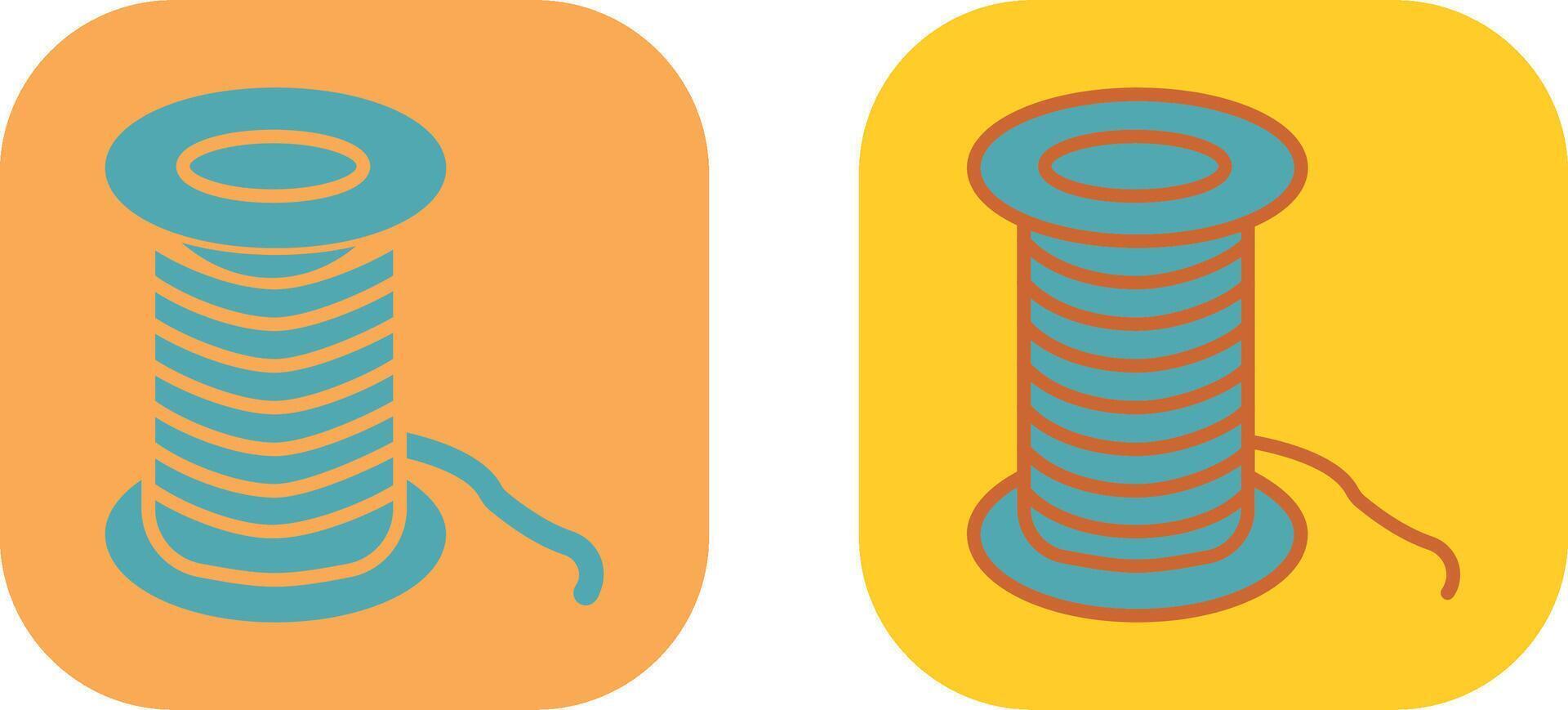 Thread Icon Design vector