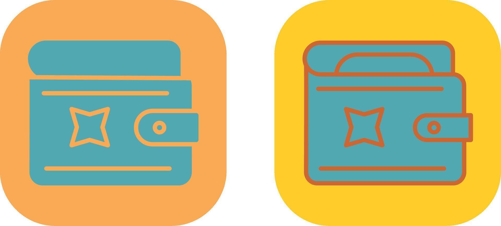 Wallet Icon Design vector