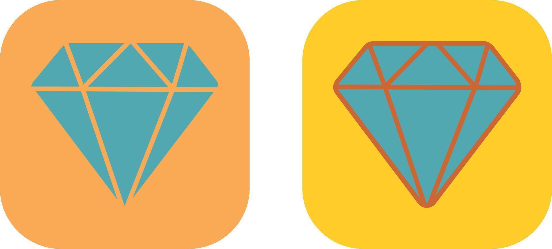 Diamond Icon Design vector