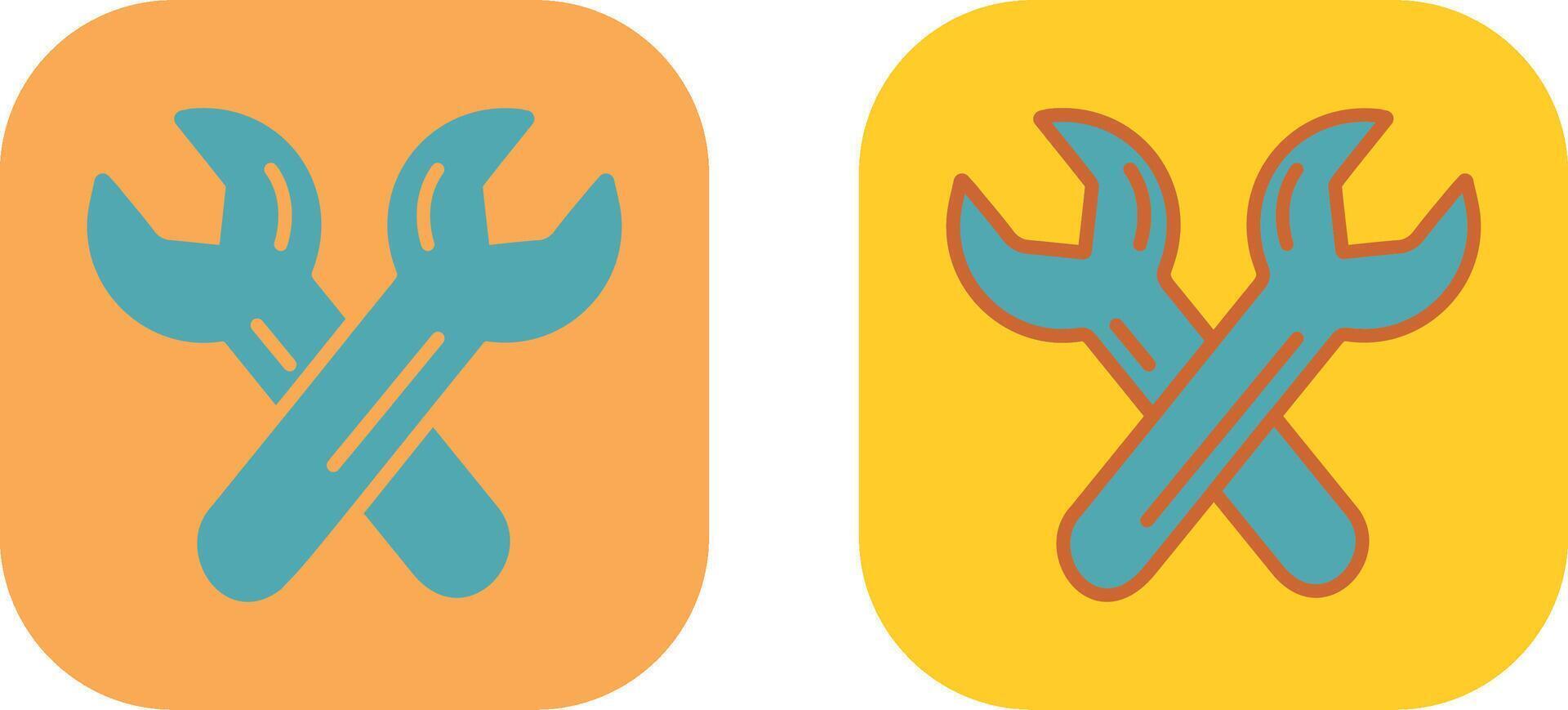 Wrench Icon Design vector