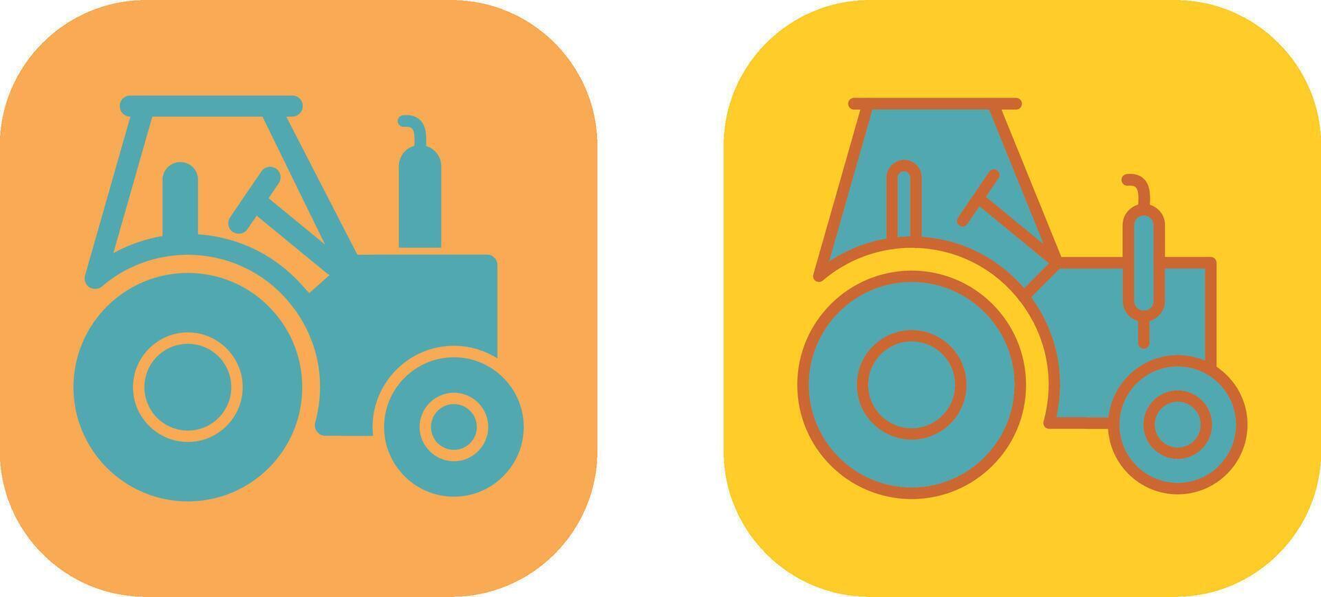 Tractor Icon Design vector