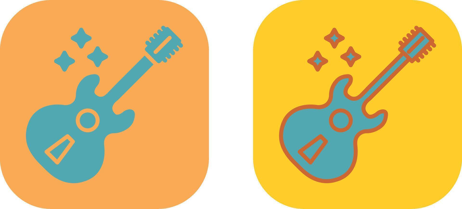 diseño de icono de guitarra vector