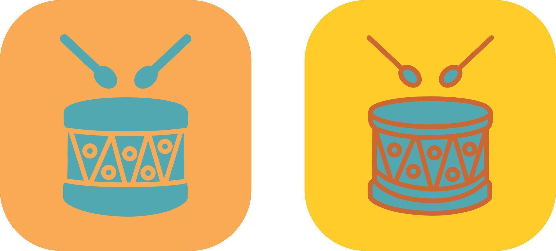 Drums Icon Design vector