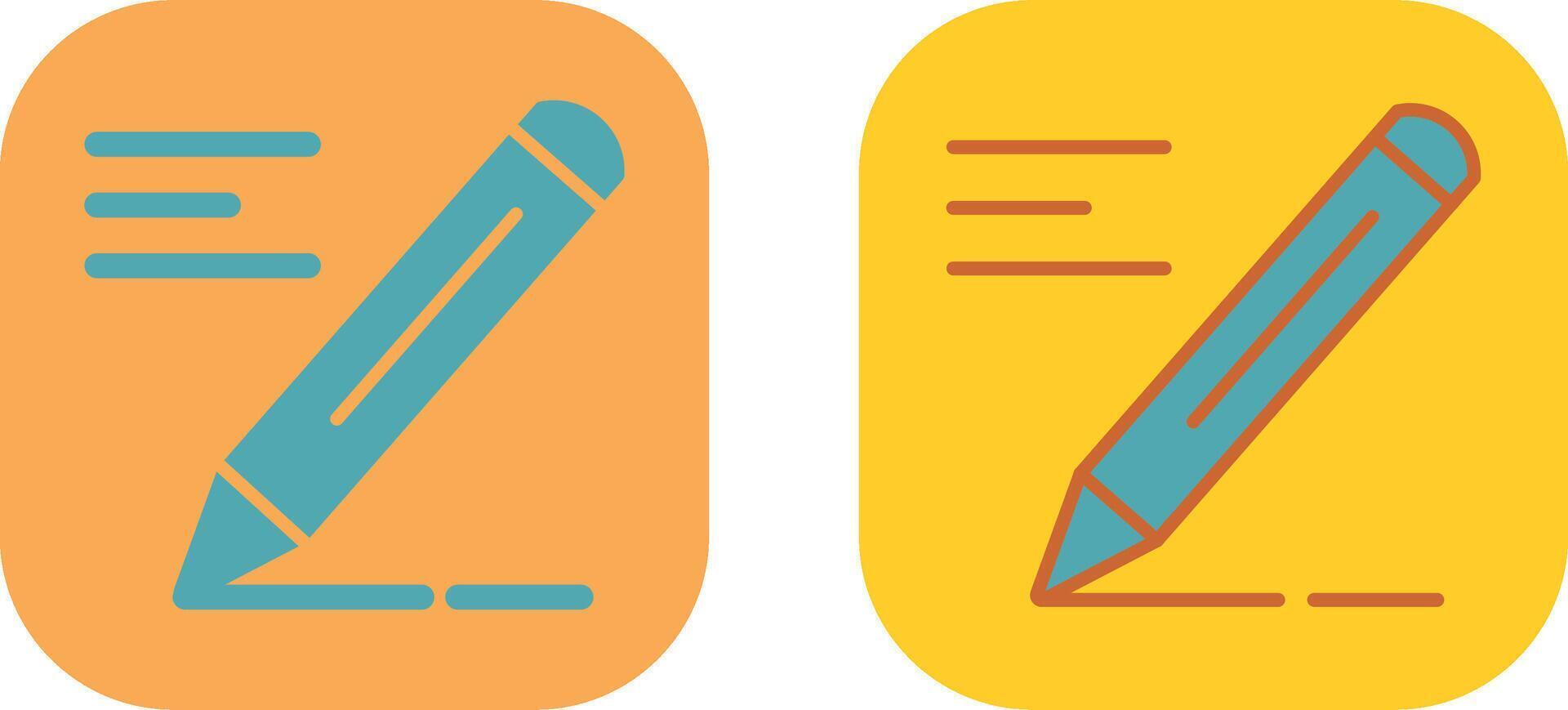 Pencil Icon Design vector