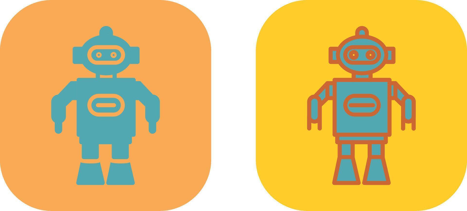 Robotic Icon Design vector