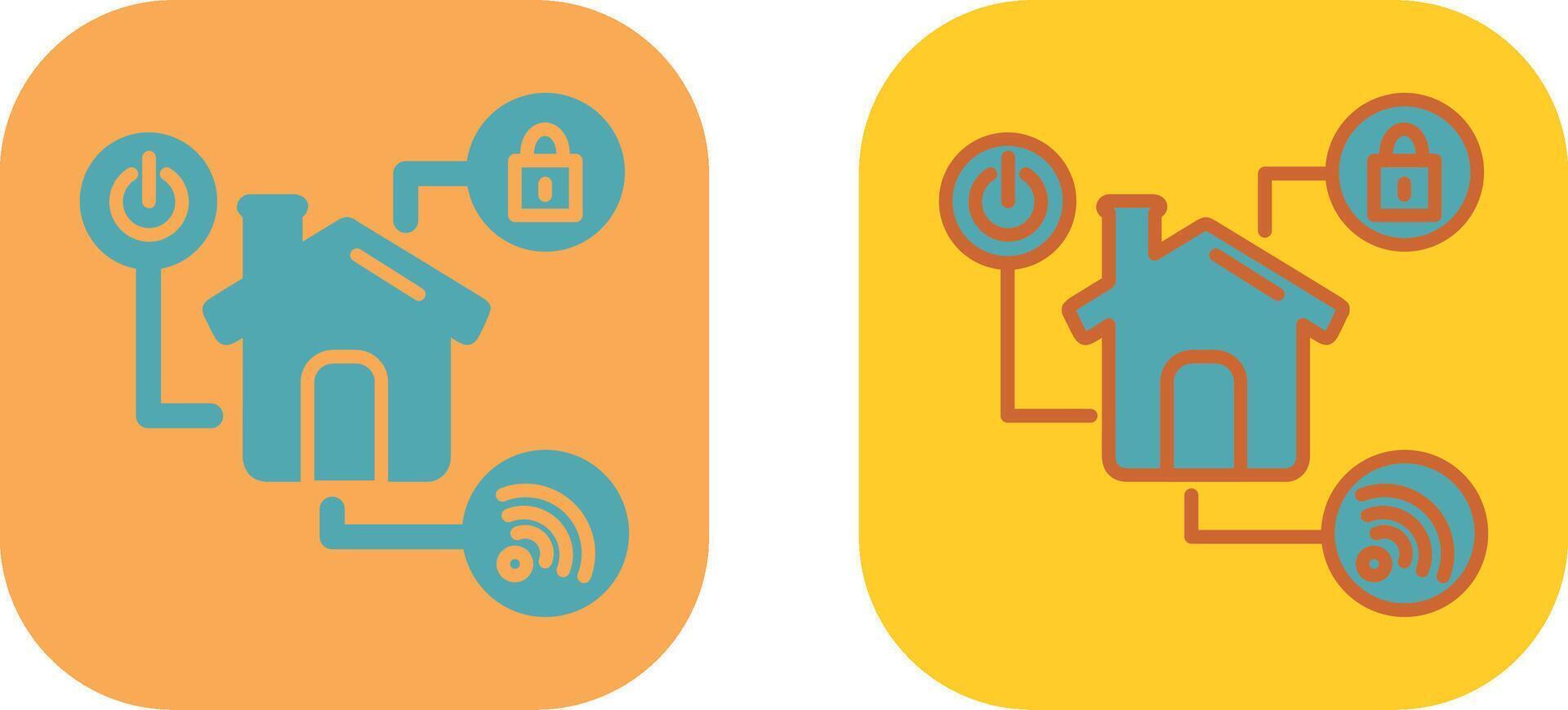 Smarthome Icon Design vector