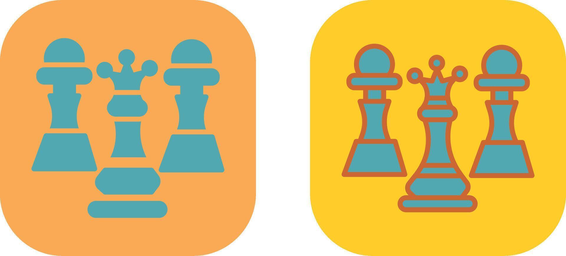 Chess Icon Design vector