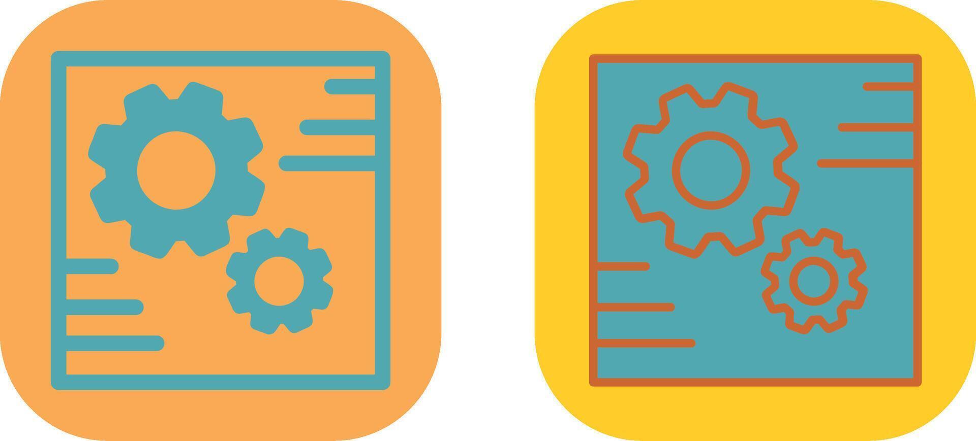 Cogwheel Icon Design vector