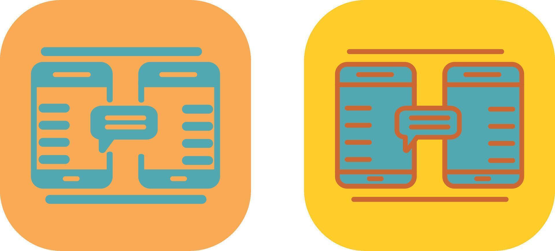 Chatting Icon Design vector