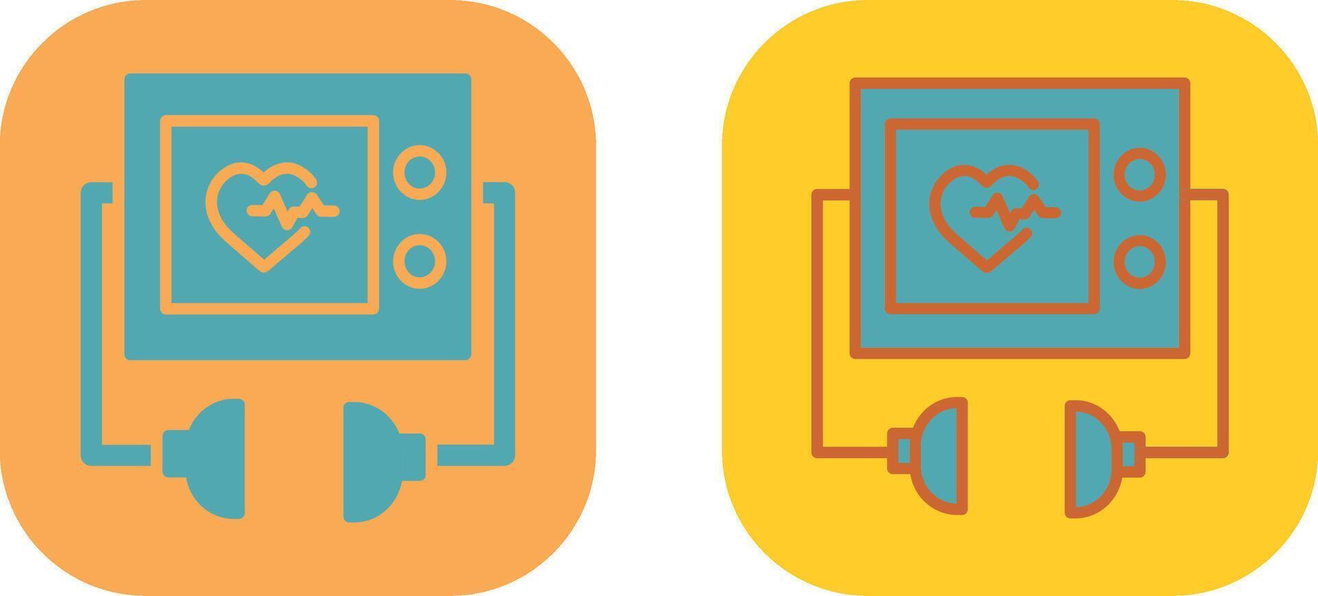 Defibrillator Icon Design vector