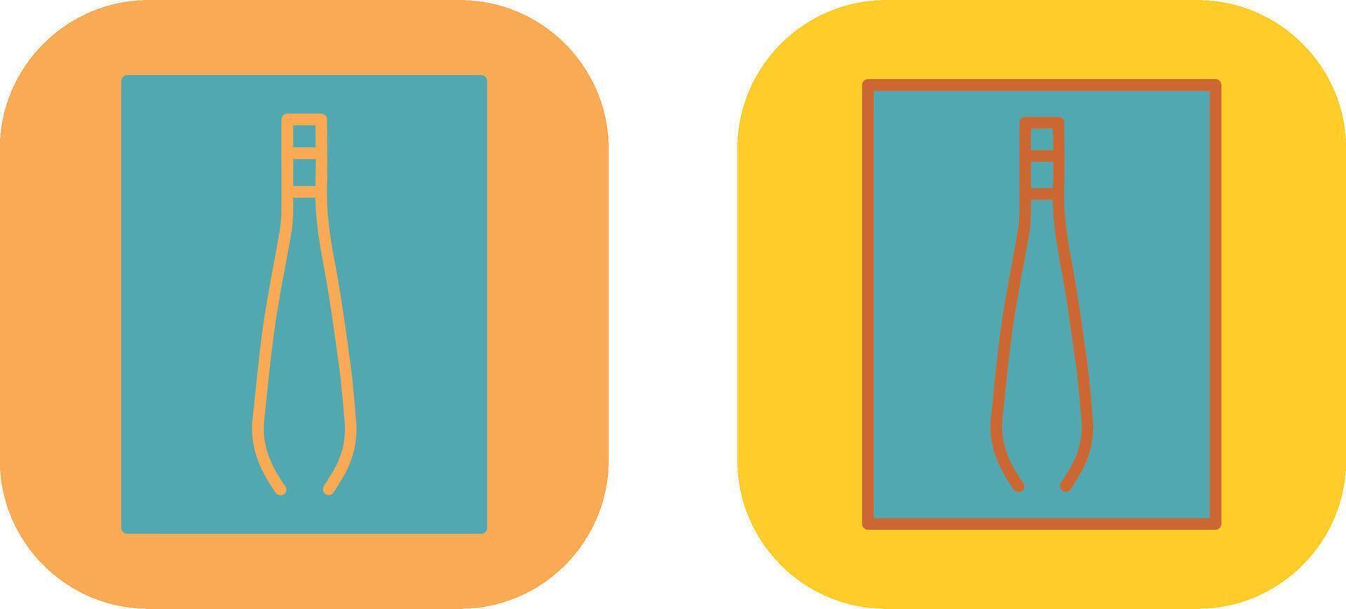 Tweezer Icon Design vector