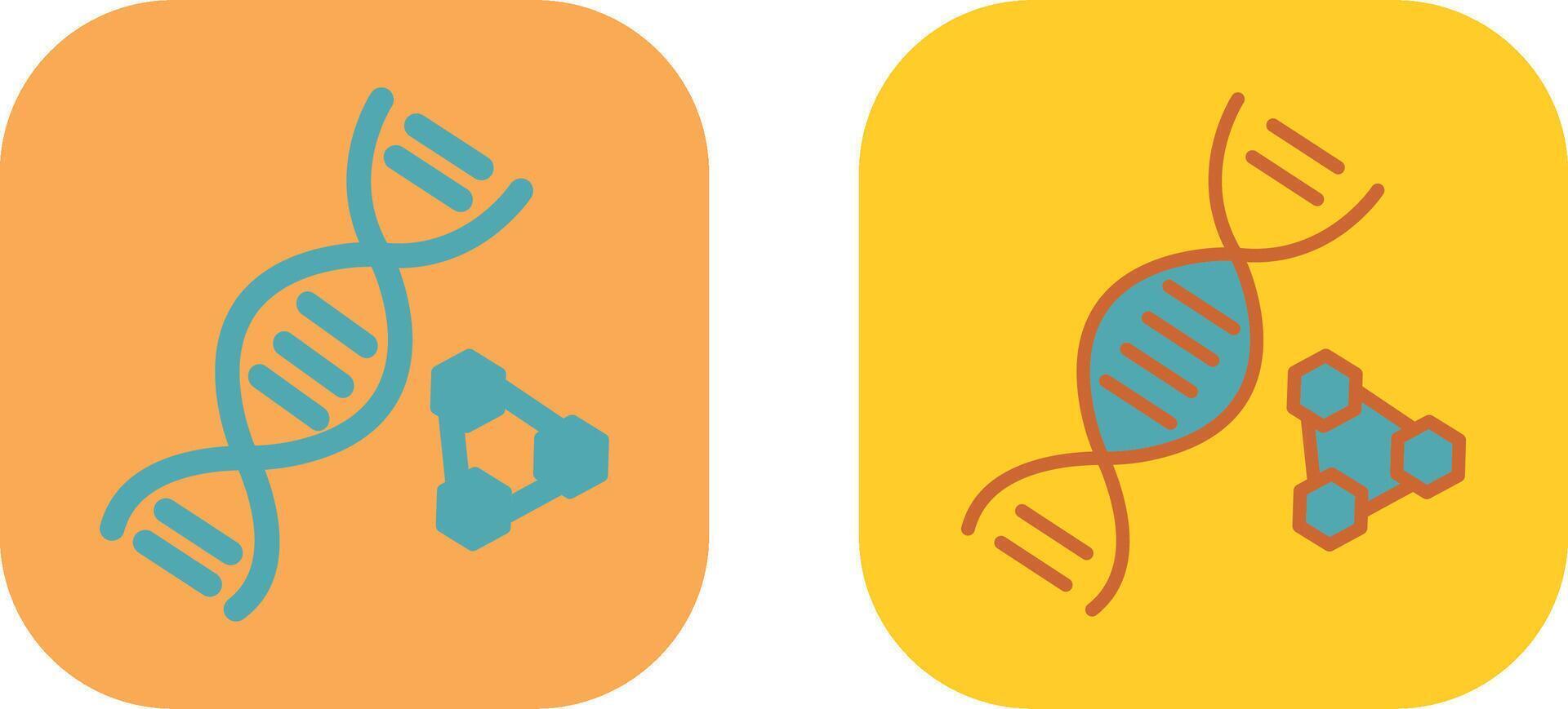 DNA Icon Design vector