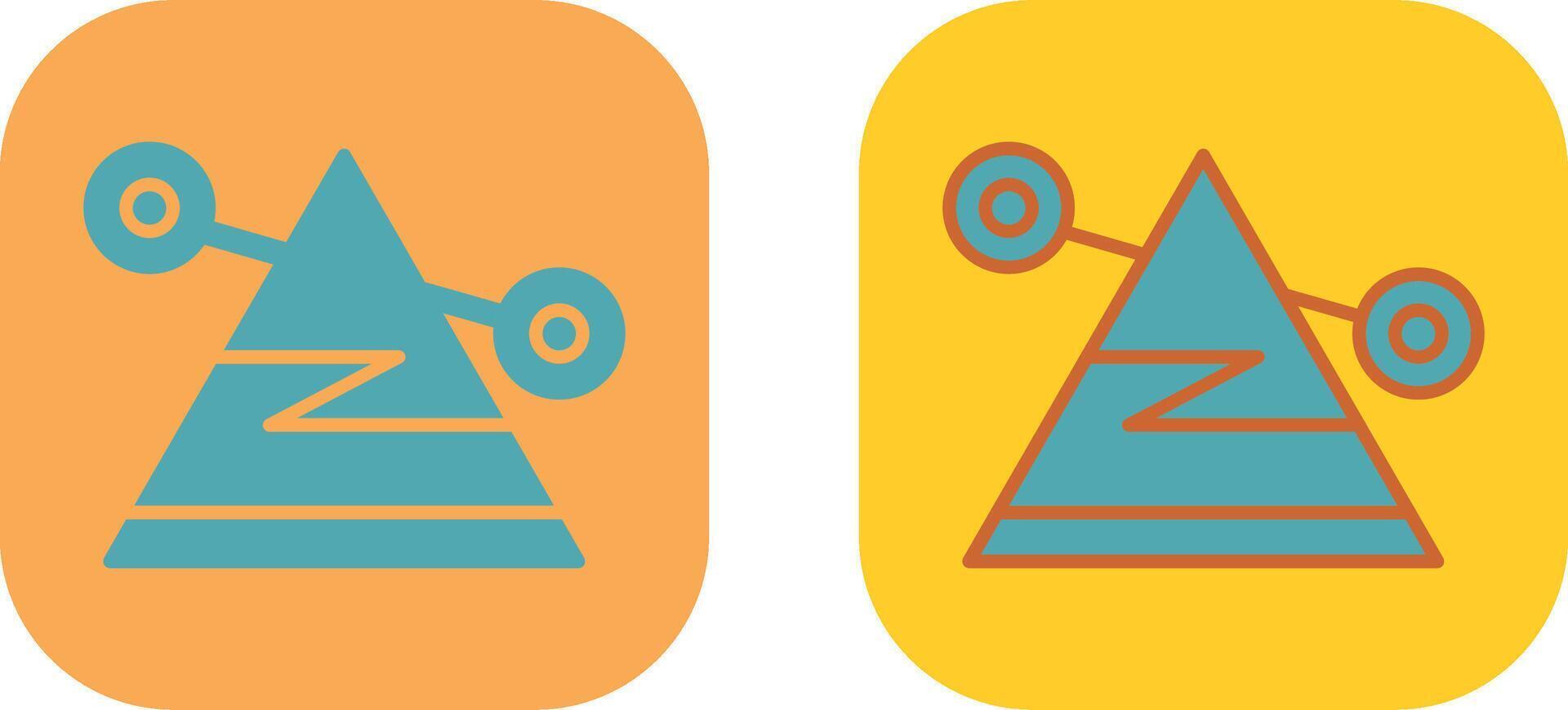 Dispersion Icon Design vector