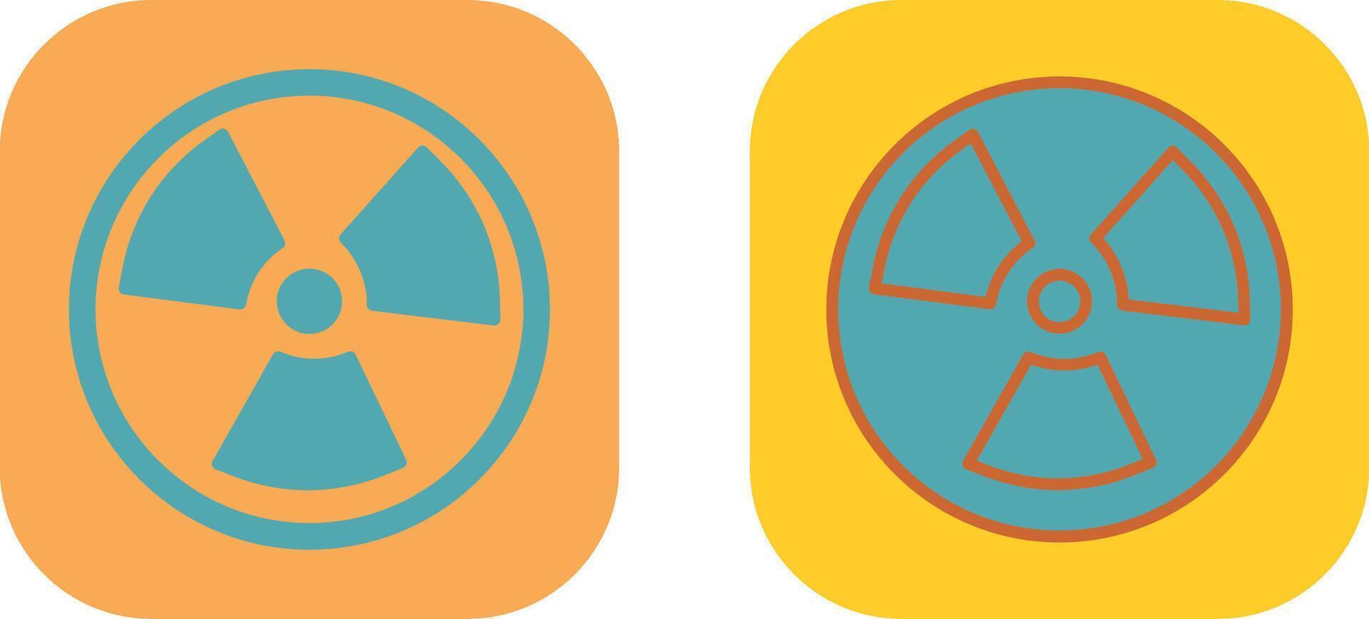 Nuclear Icon Design vector