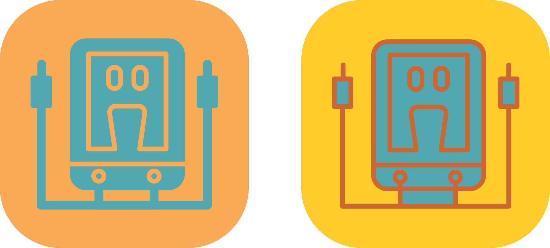 Voltmeter Icon Design vector