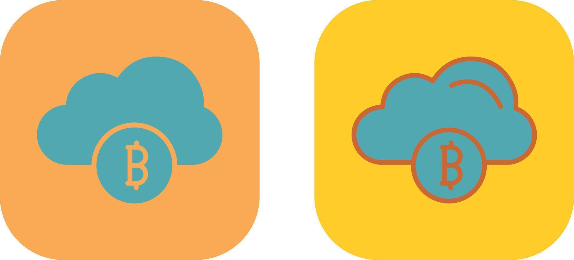 diseño de icono de nube vector