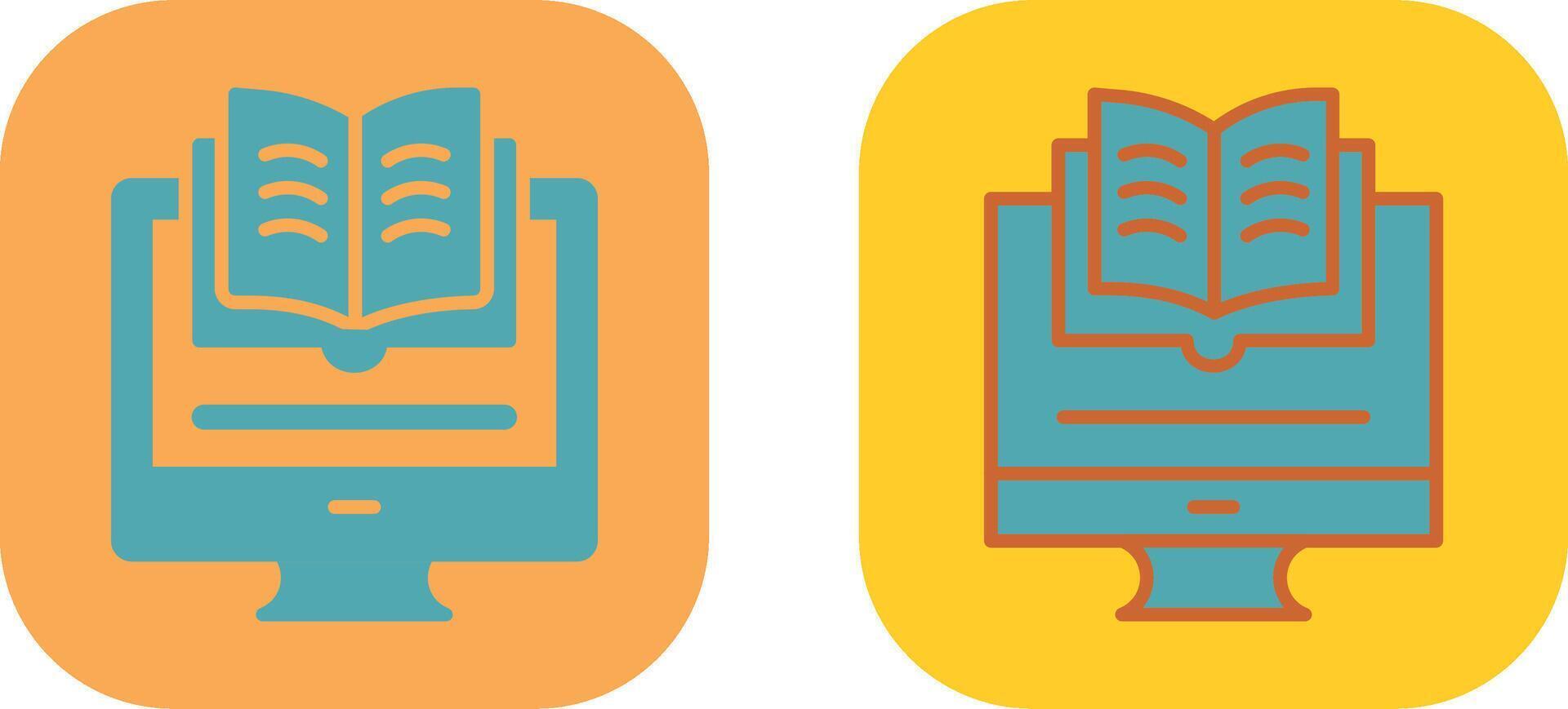 Ebook Icon Design vector