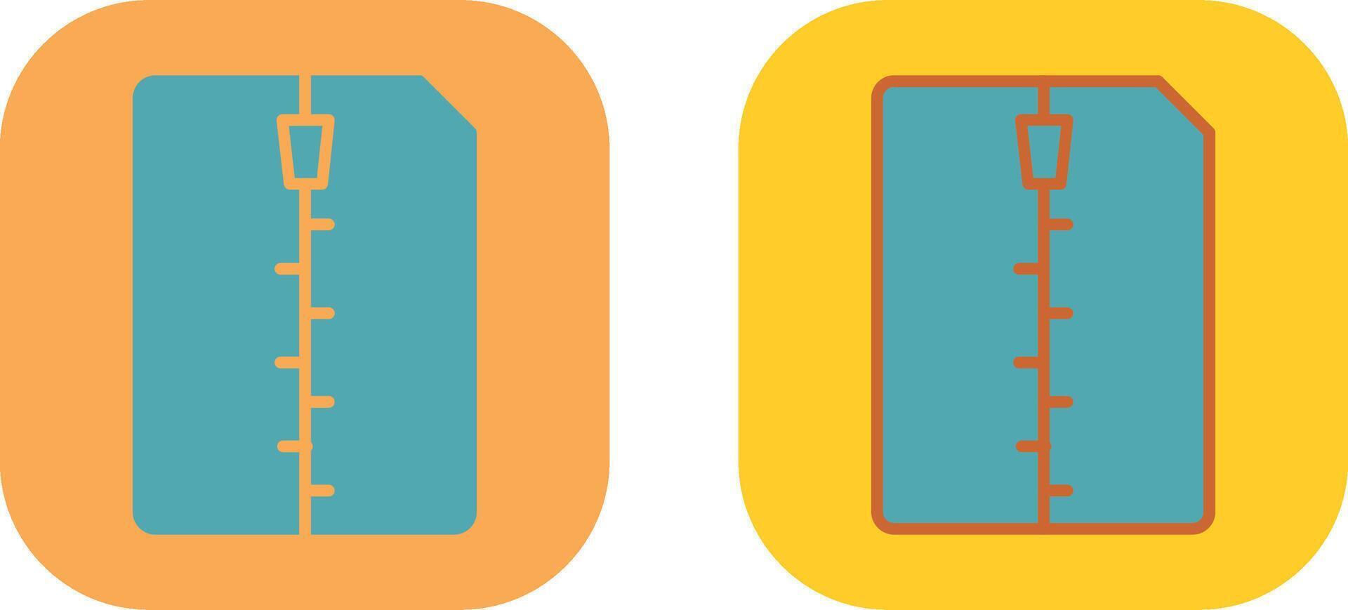 Compressed Icon Design vector