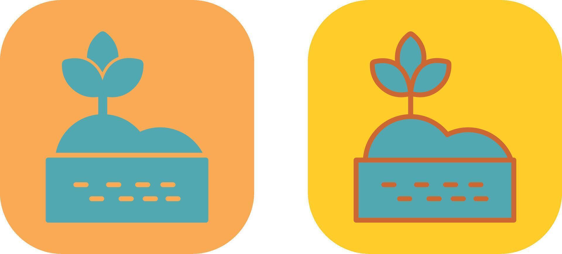 Cultivation Icon Design vector