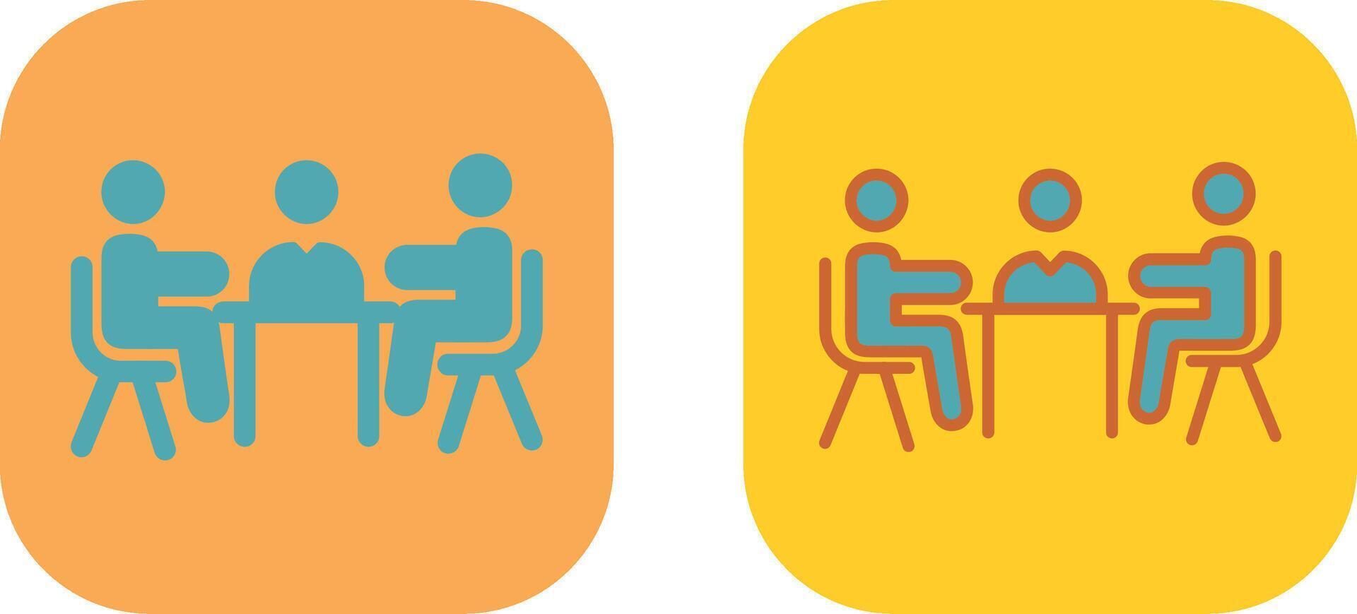 Meeting Icon Design vector